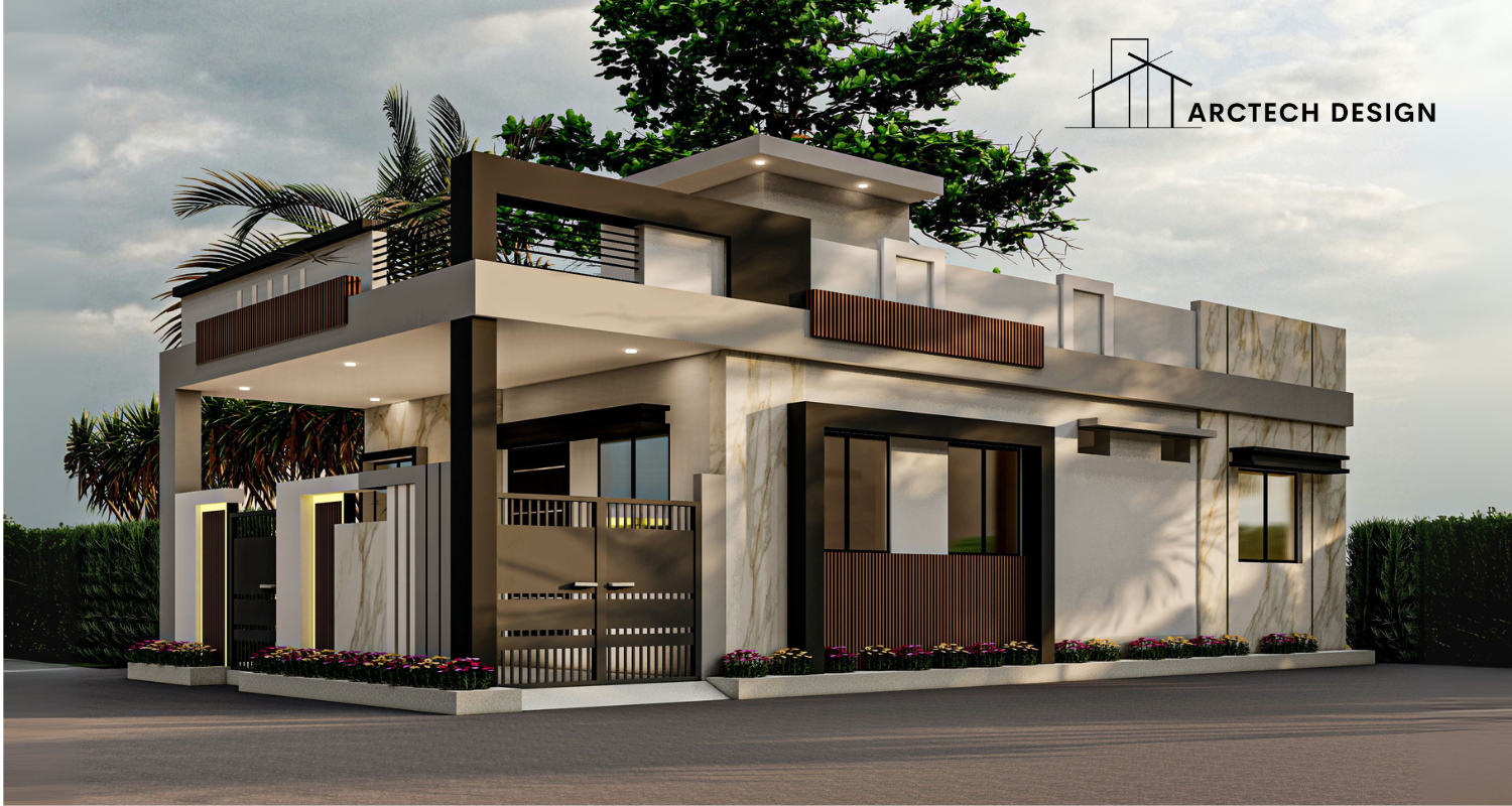 3D Elevation & 2D Material Details